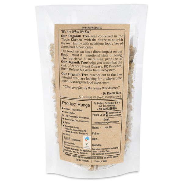 Organic Roasted Bajra Flakes 400gm ( HSN No. 19041020 ) - Our